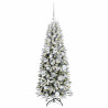 Árbol de Navidad artificial con 150 LED 53 x 53 x 120 cm 3