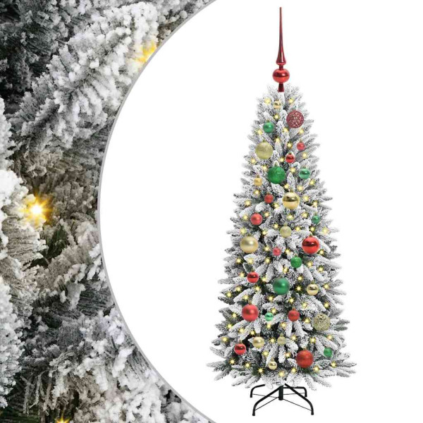 Árbol de Navidad artificial con 150 LED 53 x 53 x 120 cm M 2