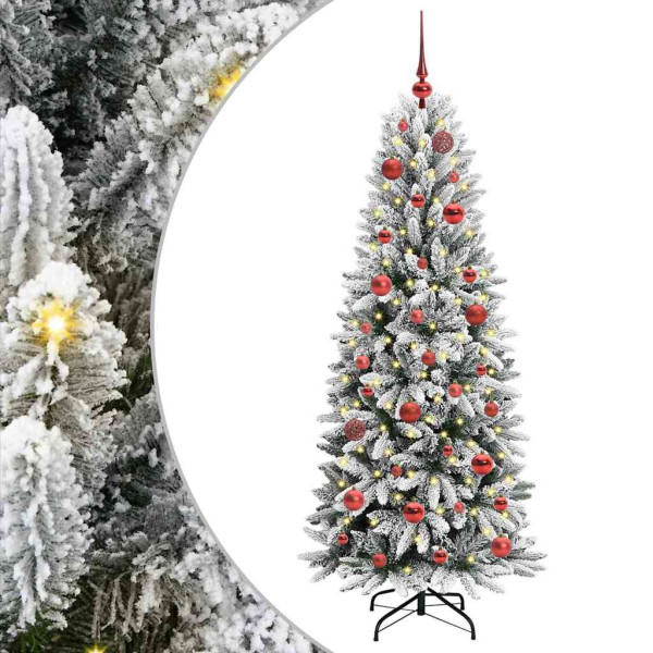 Árbol de Navidad artificial con 150 LED 63 x 63 x 150 cm M 2