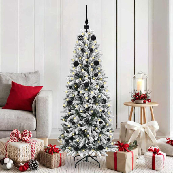 Árbol de Navidad artificial con 150 LED 63 x 63 x 150 cm D