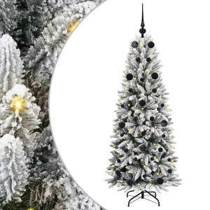 Árbol de Navidad artificial con 150 LED 63 x 63 x 150 cm H