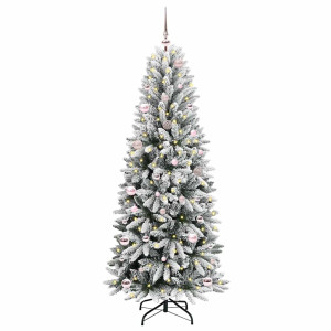 Árbol de Navidad artificial con 150 LED 63 x 63 x 150 cm H