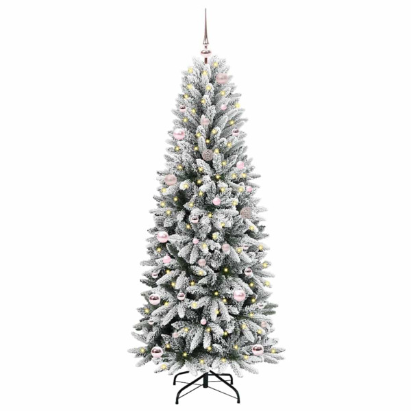 Árbol de Navidad artificial con 150 LED 63 x 63 x 150 cm M 2