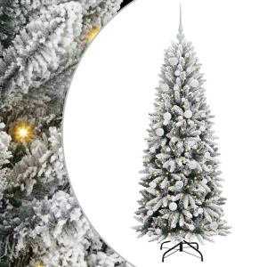 Árbol de Navidad artificial con 150 LED 63 x 63 x 150 cm H