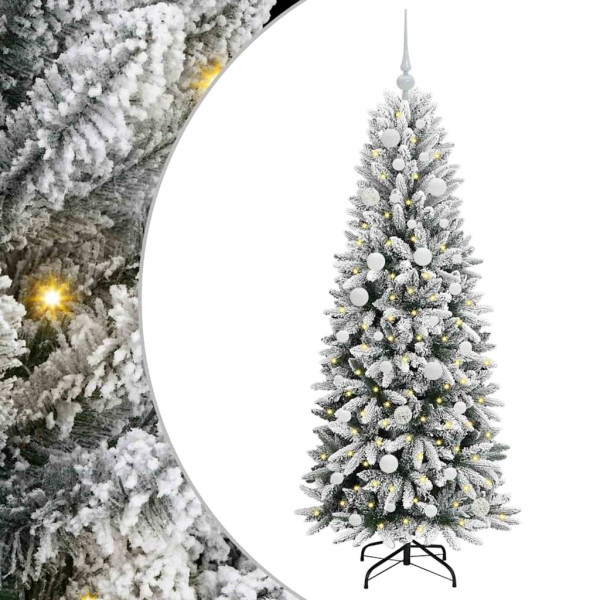 Árbol de Navidad artificial con 150 LED 63 x 63 x 150 cm M 2