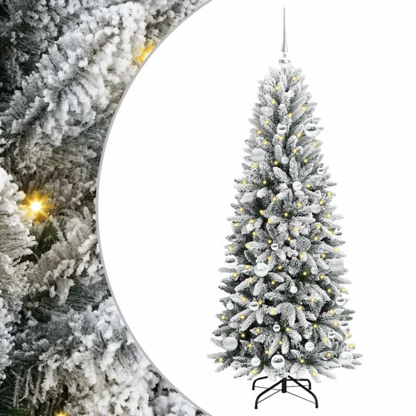 Árbol de Navidad artificial con 150 LED 63 x 63 x 150 cm M 2