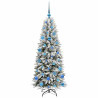Árbol de Navidad artificial con 150 LED 63 x 63 x 150 cm 3