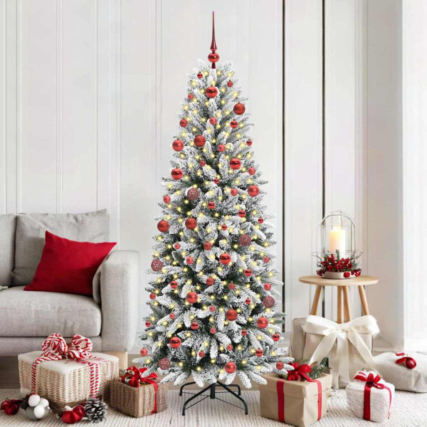 Árbol de Navidad artificial con 300 LED 73 x 73 x 180 cm D