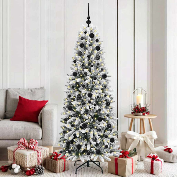 Árbol de Navidad artificial con 300 LED 73 x 73 x 180 cm D