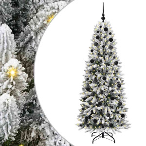 Árbol de Navidad artificial con 300 LED 73 x 73 x 180 cm H