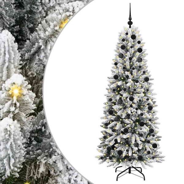 Árbol de Navidad artificial con 300 LED 73 x 73 x 180 cm M 2
