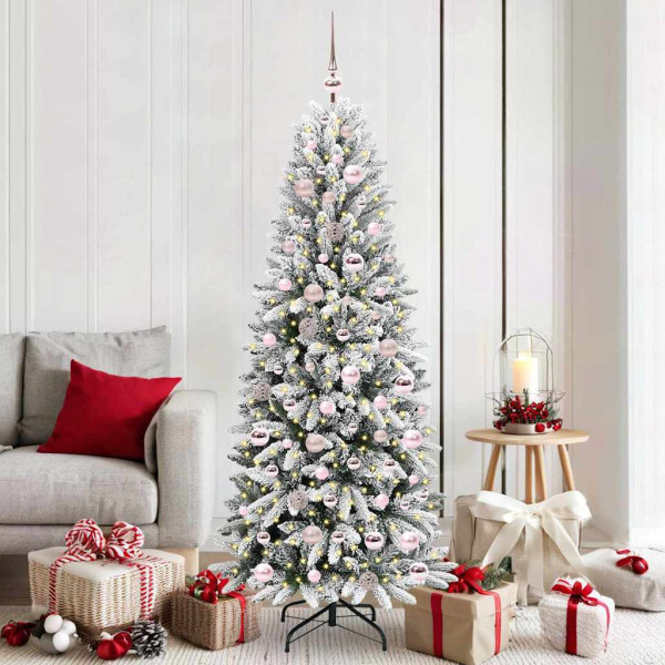 Árbol de Navidad artificial con 300 LED 73 x 73 x 180 cm D