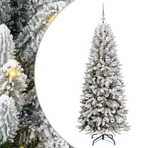 Árbol de Navidad artificial con 300 LED 73 x 73 x 180 cm H