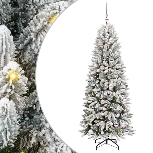 Árbol de Navidad artificial con 300 LED 73 x 73 x 180 cm M 2