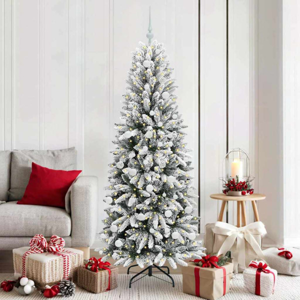 Árbol de Navidad artificial con 300 LED 73 x 73 x 180 cm D