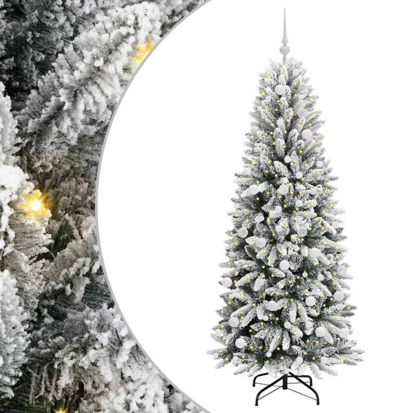 Árbol de Navidad artificial con 300 LED 73 x 73 x 180 cm M 2