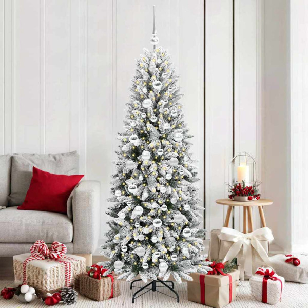 Árbol de Navidad artificial con 300 LED 73 x 73 x 180 cm D