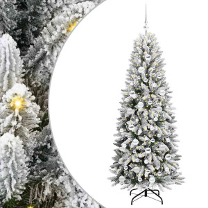 Árbol de Navidad artificial con 300 LED 73 x 73 x 180 cm H