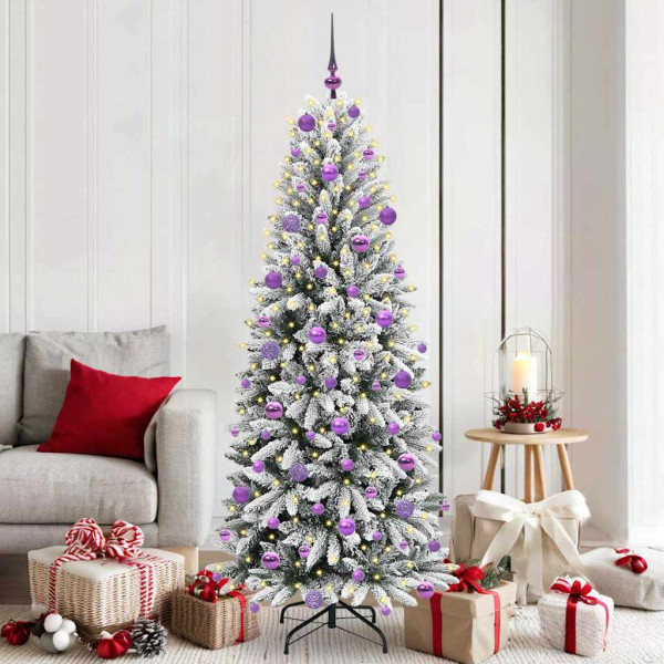 Árbol de Navidad artificial con 300 LED 73 x 73 x 180 cm D
