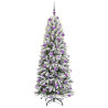 Árbol de Navidad artificial con 300 LED 73 x 73 x 180 cm 3