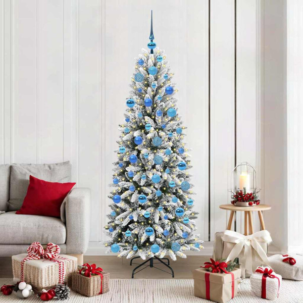 Árbol de Navidad artificial con 300 LED 73 x 73 x 180 cm D