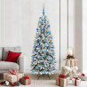 Árbol de Navidad artificial con 300 LED 73 x 73 x 180 cm 1