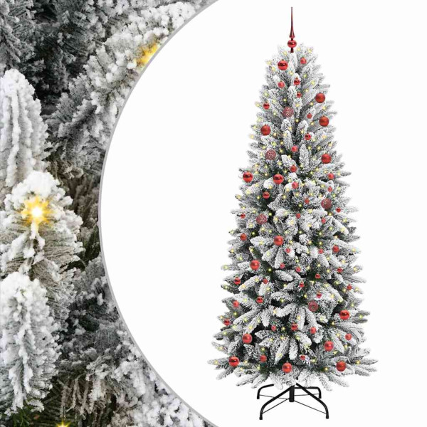 Árbol de Navidad artificial con 300 LED 78 x 78 x 210 cm D