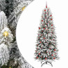 Árbol de Navidad artificial con 300 LED 78 x 78 x 210 cm 1