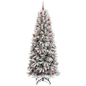 Árbol de Navidad artificial con 300 LED 78 x 78 x 210 cm H