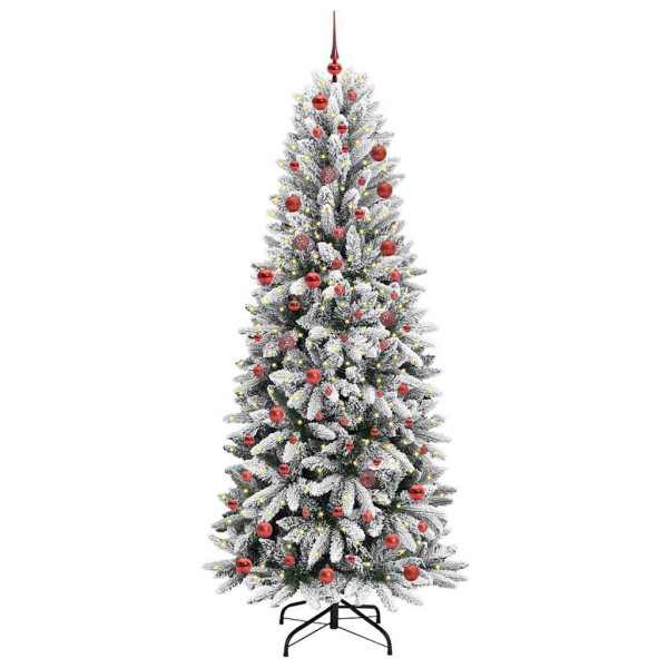 Árbol de Navidad artificial con 300 LED 78 x 78 x 210 cm M 2