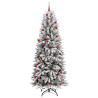 Árbol de Navidad artificial con 300 LED 78 x 78 x 210 cm 3