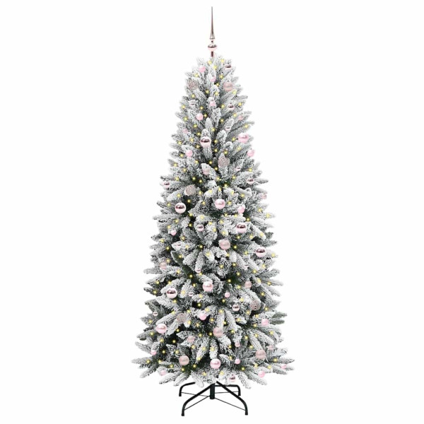 Árbol de Navidad artificial con 300 LED 78 x 78 x 210 cm M 3
