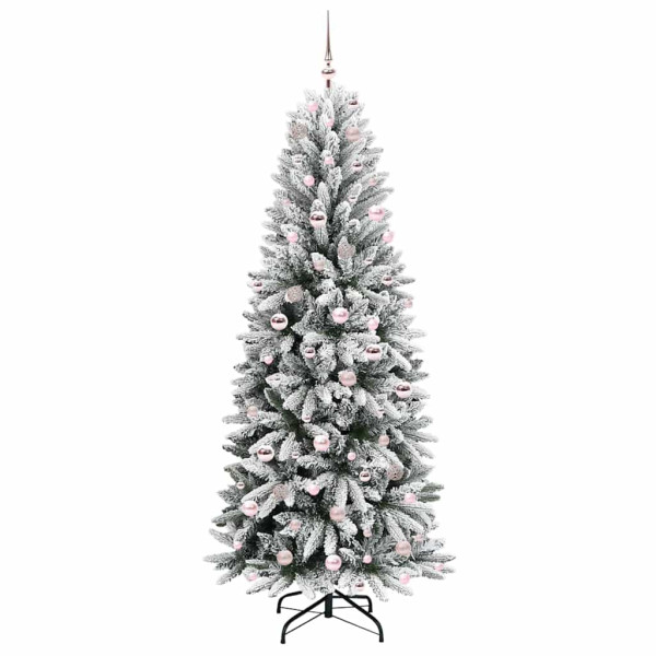 Árbol de Navidad artificial con 300 LED 78 x 78 x 210 cm M 4