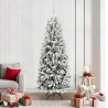 Árbol de Navidad artificial con 300 LED 78 x 78 x 210 cm 1