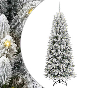 Árbol de Navidad artificial con 300 LED 78 x 78 x 210 cm H