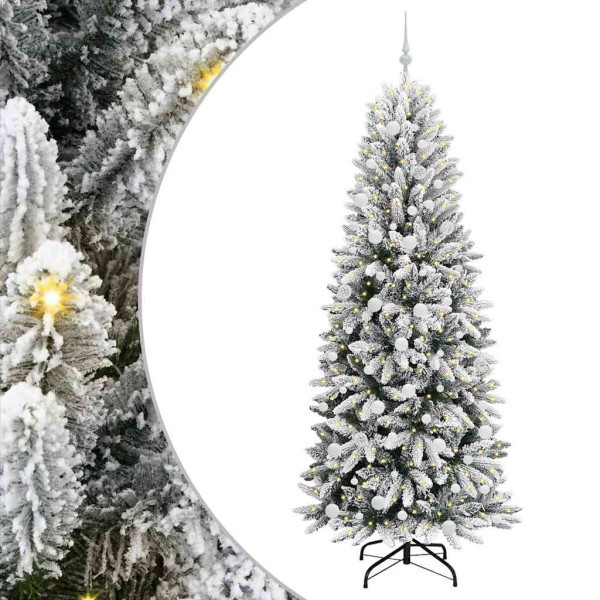 Árbol de Navidad artificial con 300 LED 78 x 78 x 210 cm M 2