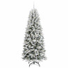 Árbol de Navidad artificial con 300 LED 78 x 78 x 210 cm 3