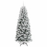 Árbol de Navidad artificial con 300 LED 78 x 78 x 210 cm 4