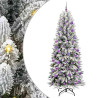 Árbol de Navidad artificial con 300 LED 78 x 78 x 210 cm 2