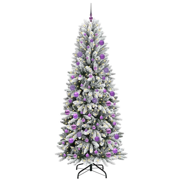 Árbol de Navidad artificial con 300 LED 78 x 78 x 210 cm M 3