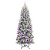 Árbol de Navidad artificial con 300 LED 78 x 78 x 210 cm 3
