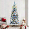 Árbol de Navidad artificial con 300 LED 78 x 78 x 210 cm 1