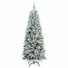 Árbol de Navidad artificial con 300 LED 78 x 78 x 210 cm 3