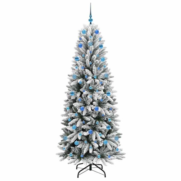 Árbol de Navidad artificial con 300 LED 78 x 78 x 210 cm M 4