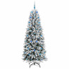 Árbol de Navidad artificial con 300 LED 78 x 78 x 210 cm 4