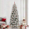 Árbol de Navidad artificial con 300 LED 93 x 93 x 240 cm 1