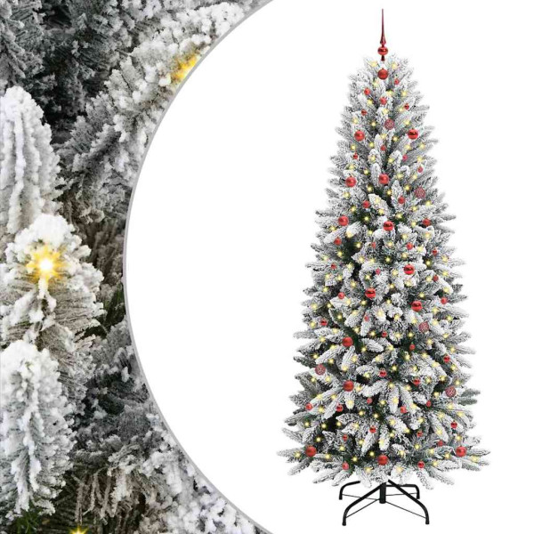 Árbol de Navidad artificial con 300 LED 93 x 93 x 240 cm M 2