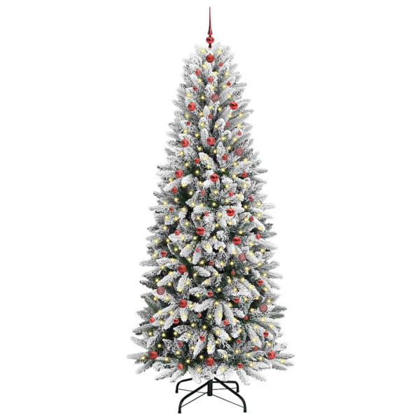 Árbol de Navidad artificial con 300 LED 93 x 93 x 240 cm M 3
