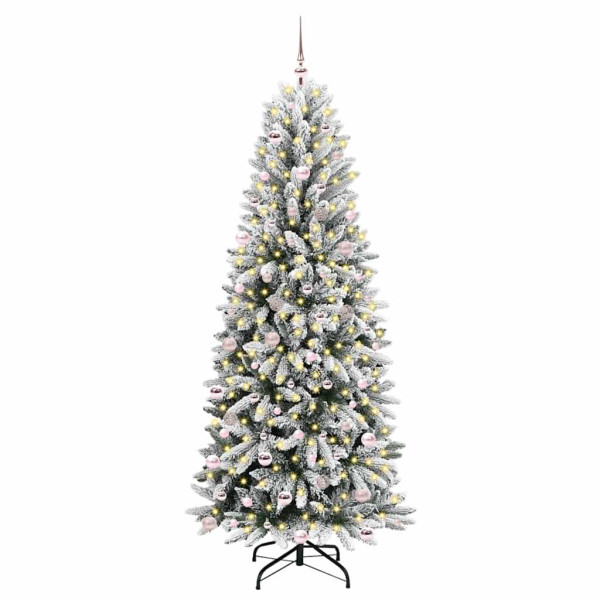 Árbol de Navidad artificial con 300 LED 93 x 93 x 240 cm M 3