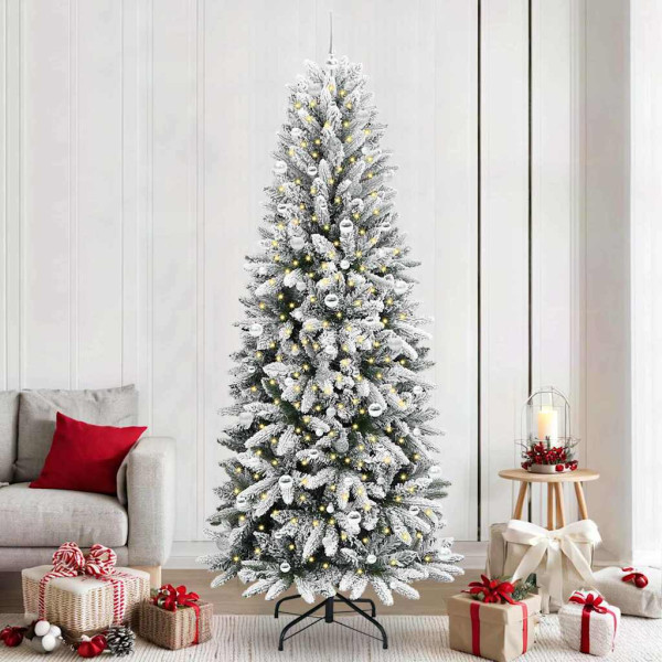 Árbol de Navidad artificial con 300 LED 93 x 93 x 240 cm D
